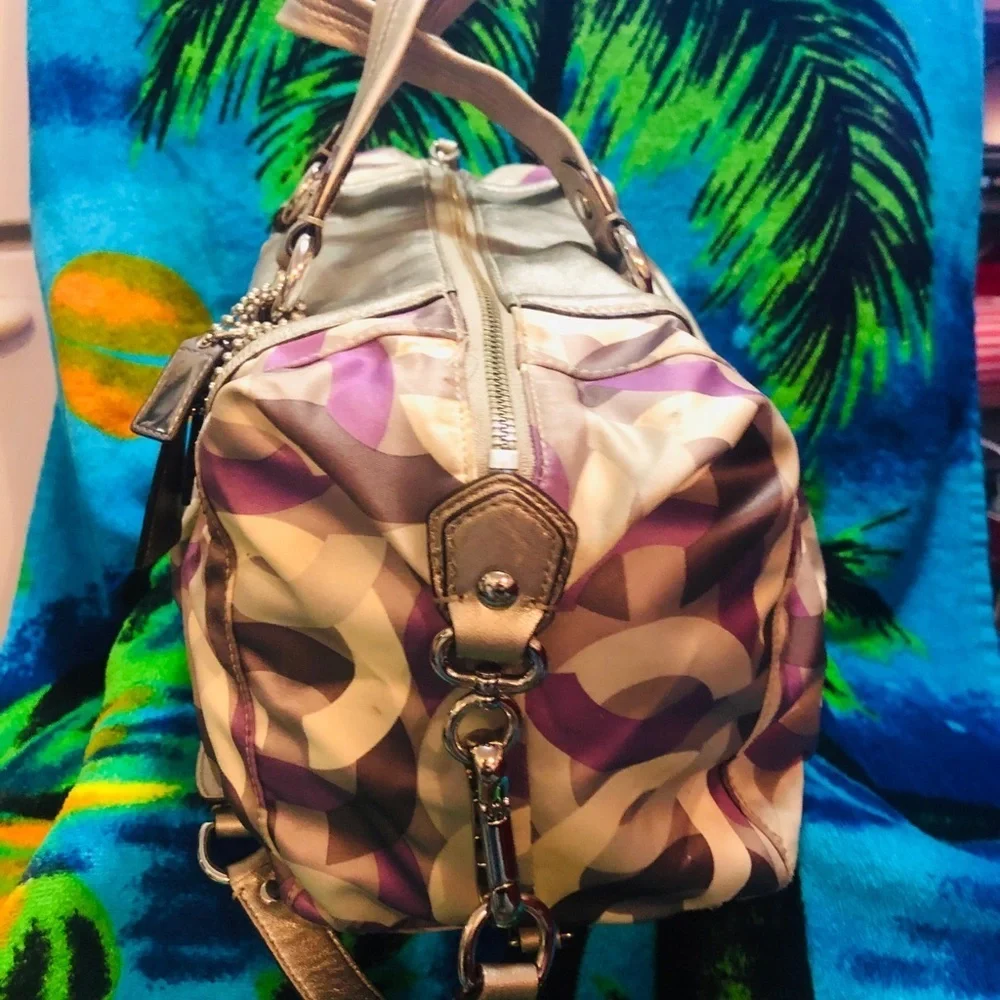 Coach signature Sabrina satchel tote bag